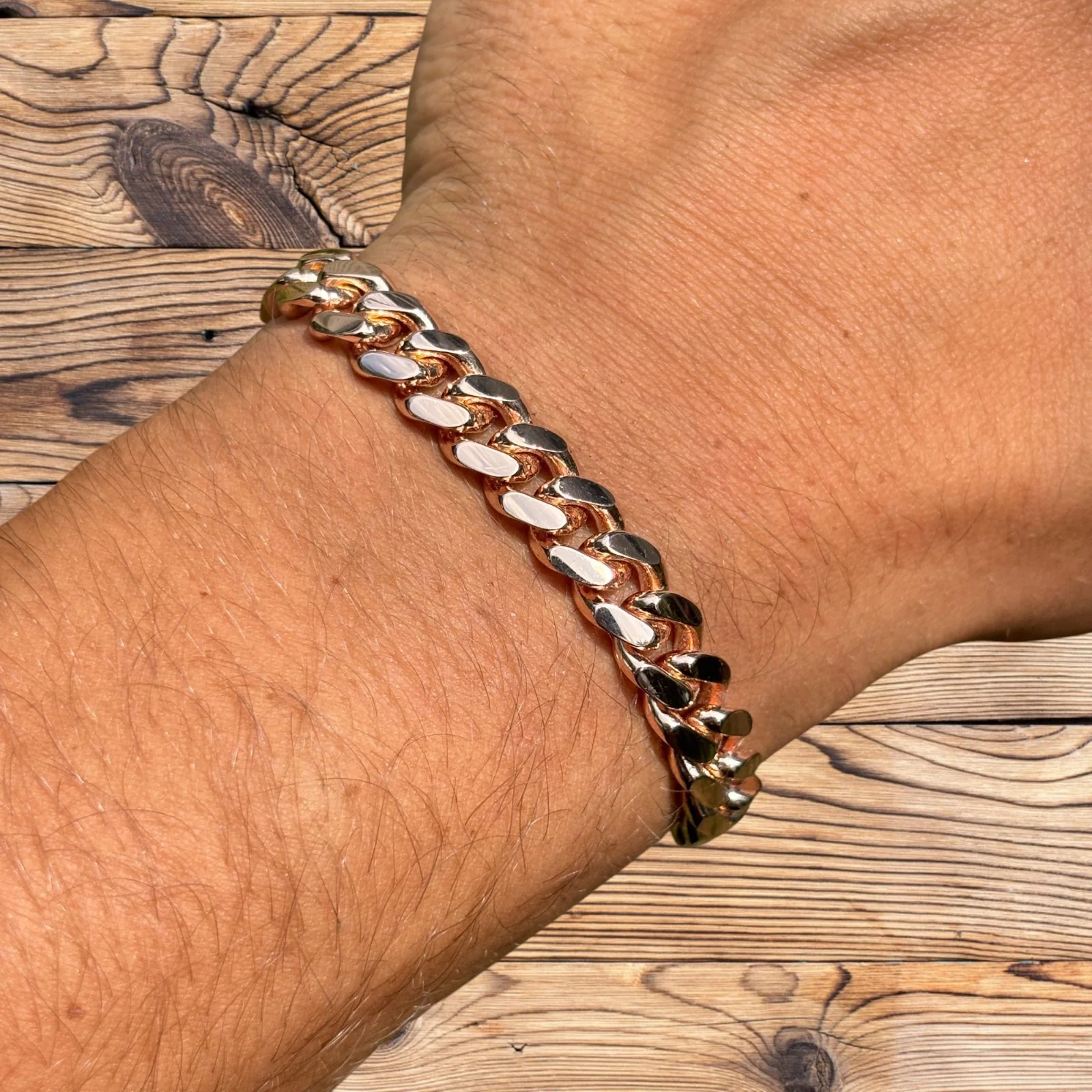 925 Sterling Silver 8mm Miami Cuban W. Box Clasp Bracelet - Image 22