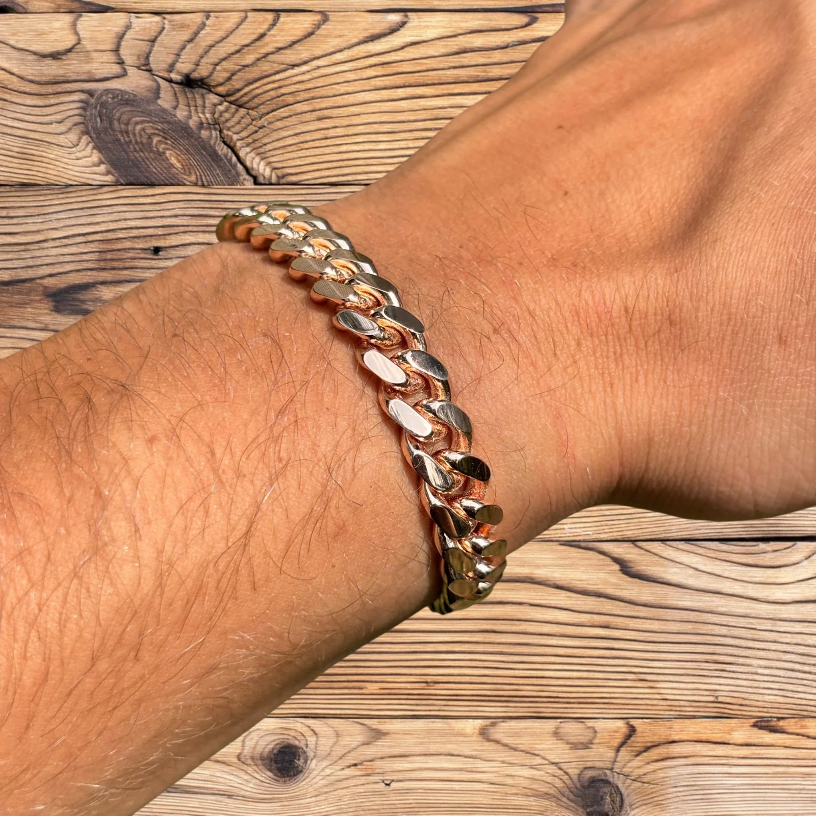925 Sterling Silver 8mm Miami Cuban W. Box Clasp Bracelet - Image 23