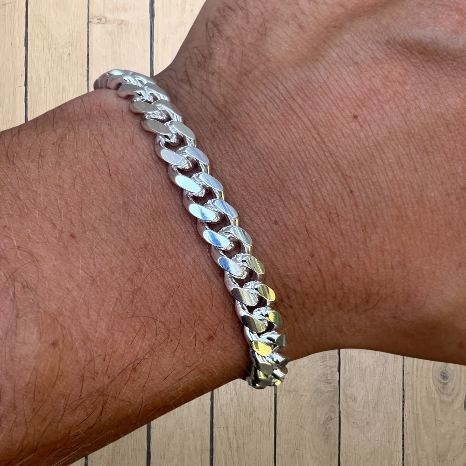 925 Sterling Silver 8mm Miami Cuban Bracelet - Image 11
