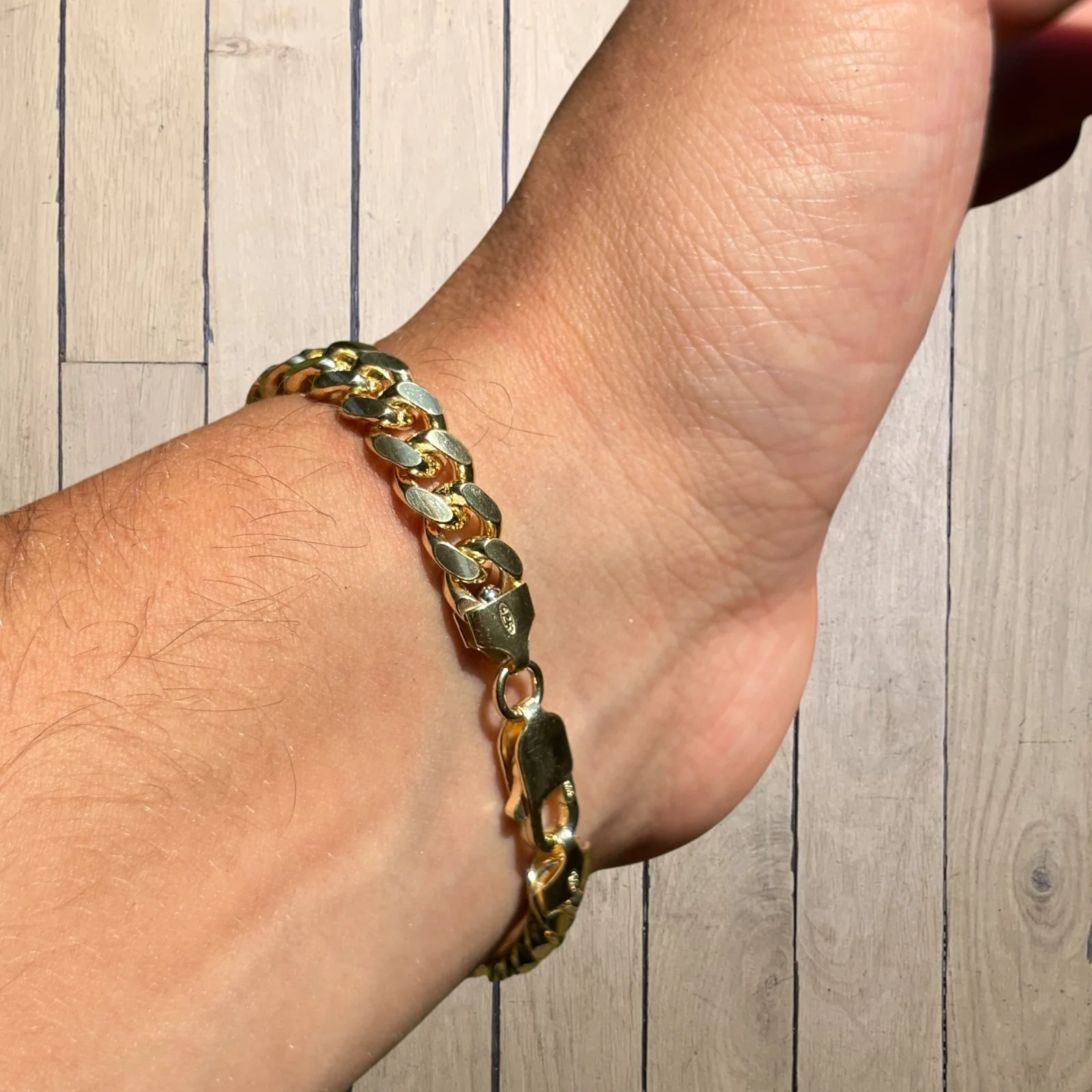 925 Sterling Silver 8mm Miami Cuban Bracelet - Image 17
