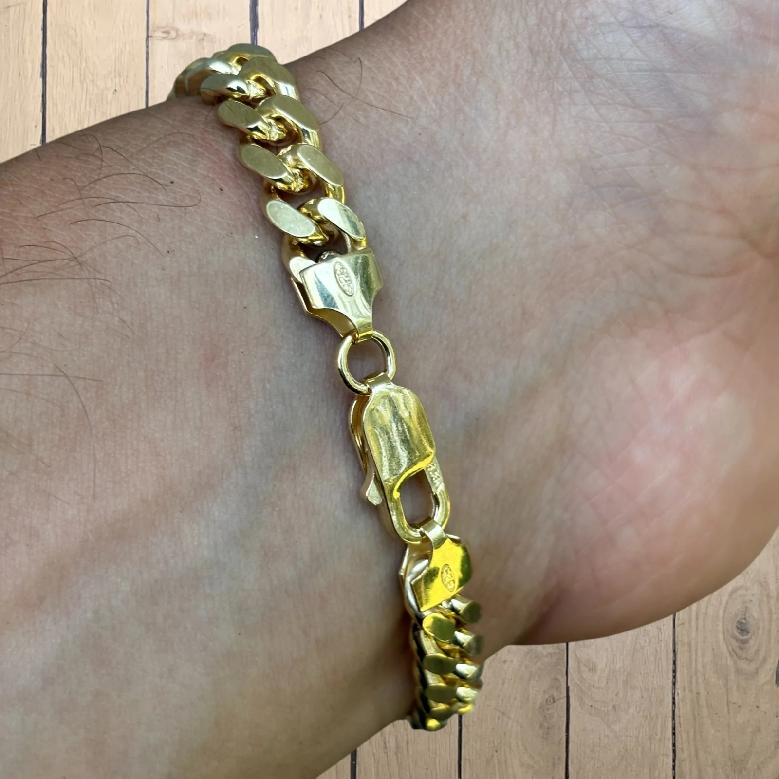 925 Sterling Silver 8mm Miami Cuban Bracelet - Image 19