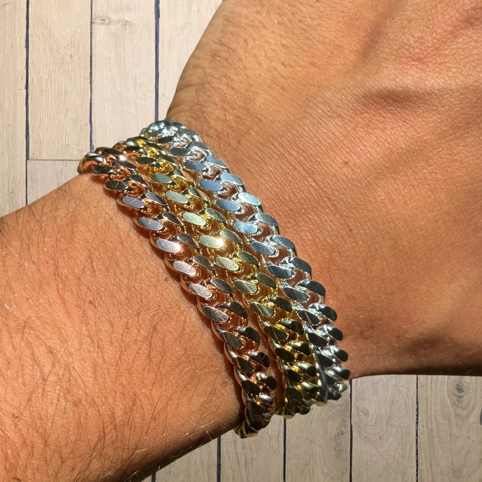 925 Sterling Silver 8mm Miami Cuban Bracelet - Image 4