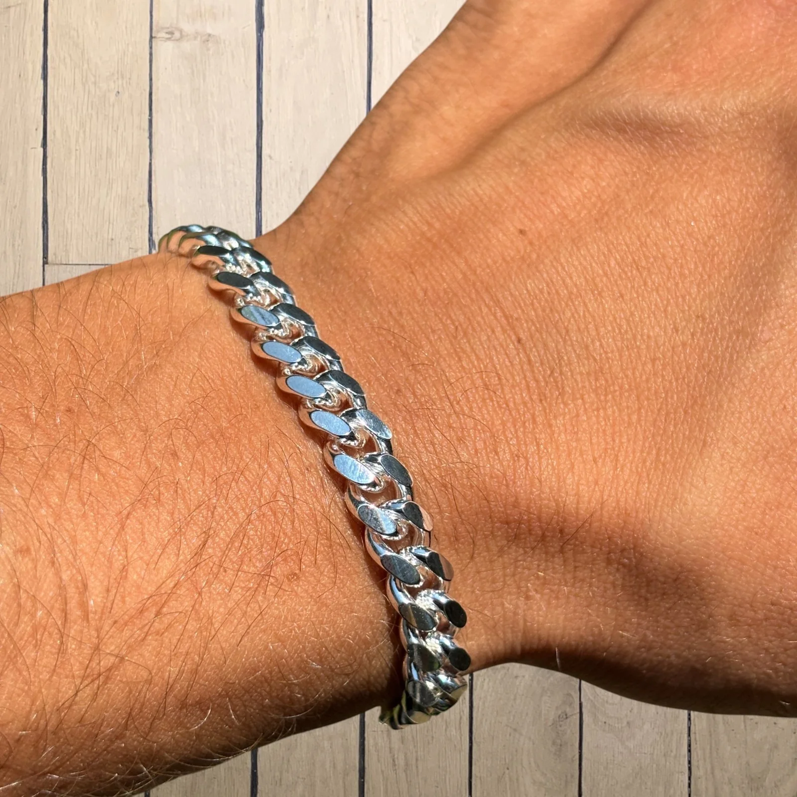 925 Sterling Silver 8mm Miami Cuban Bracelet - Image 7