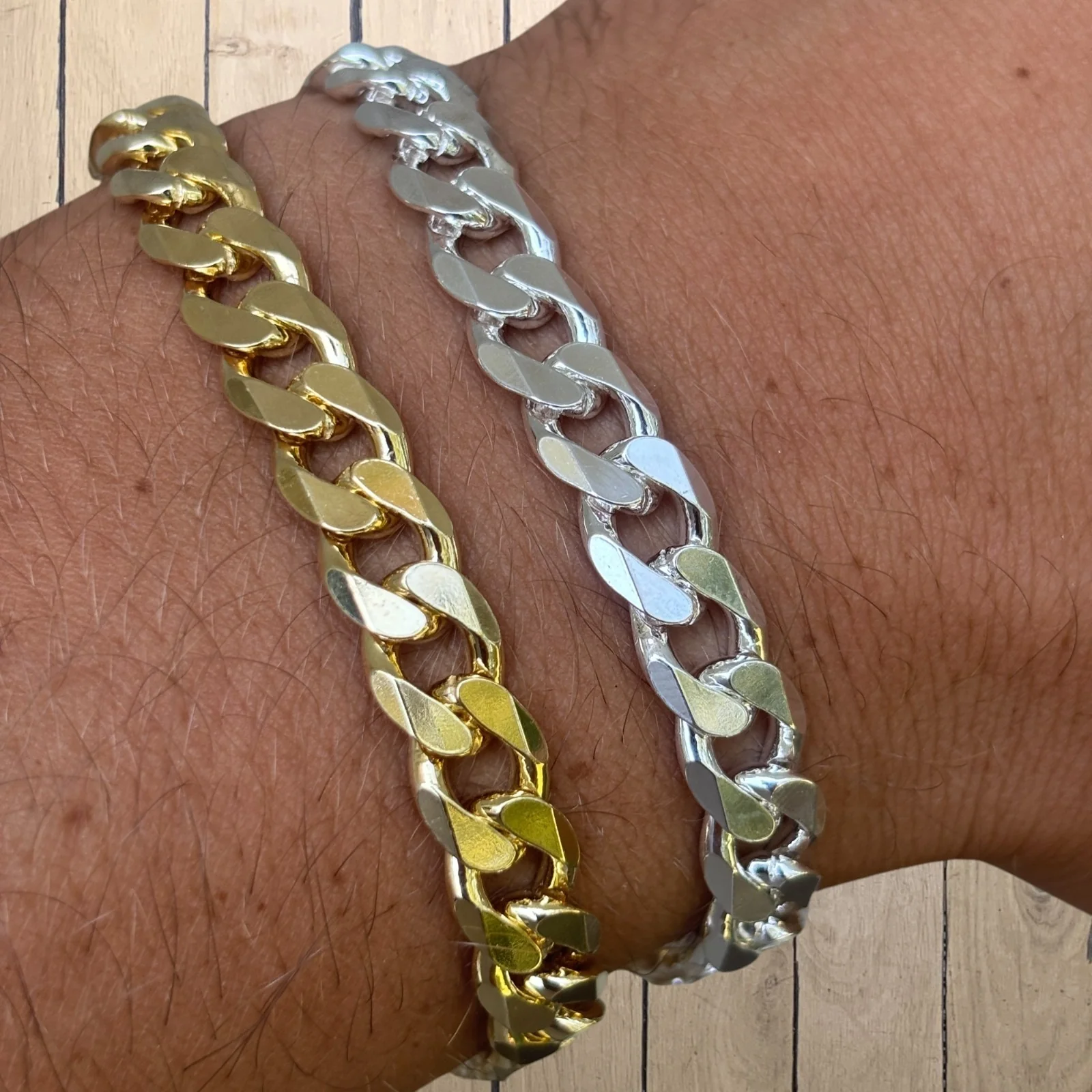 925 Sterling Silver 8mm Curb Bracelet - Image 16