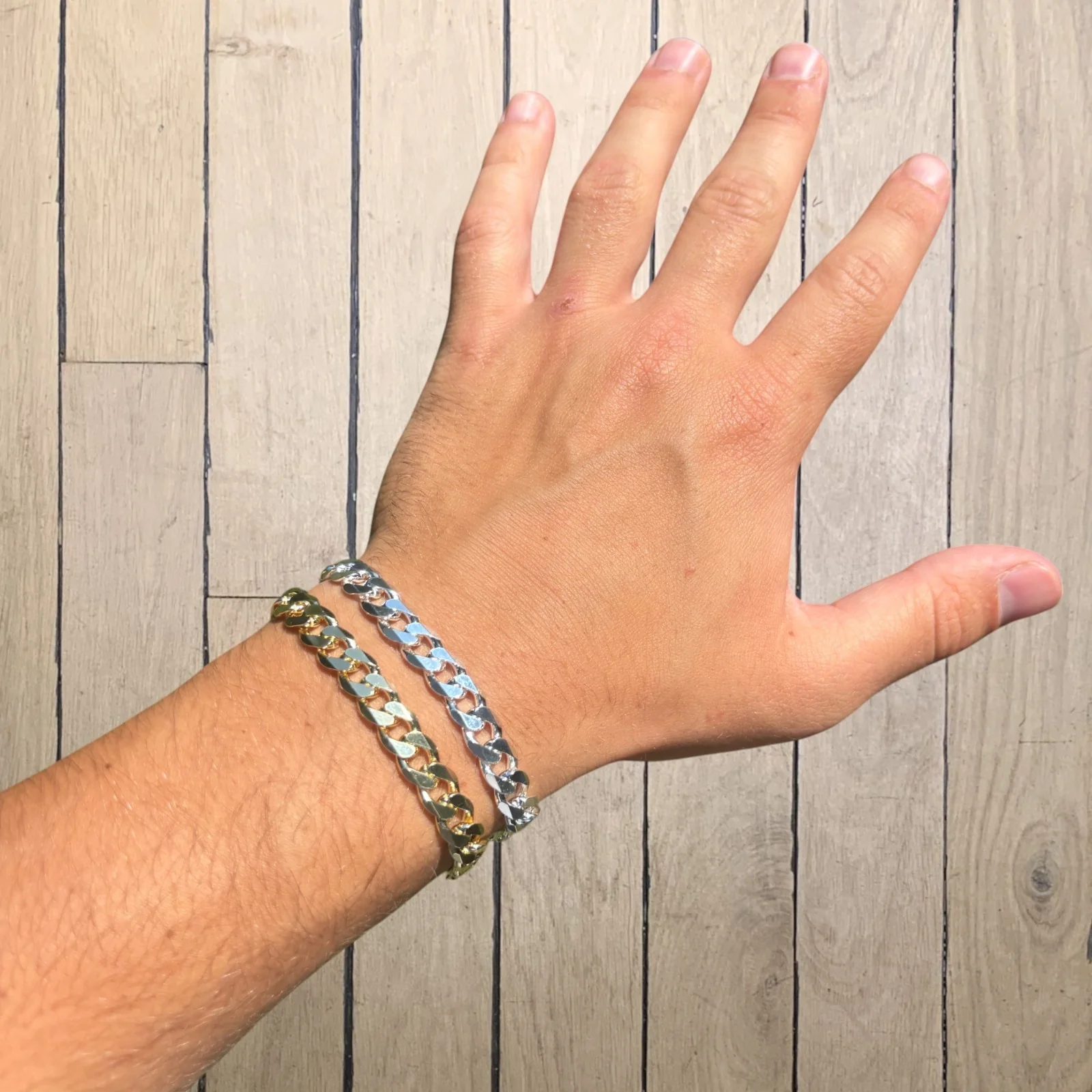 925 Sterling Silver 8mm Curb Bracelet - Image 17