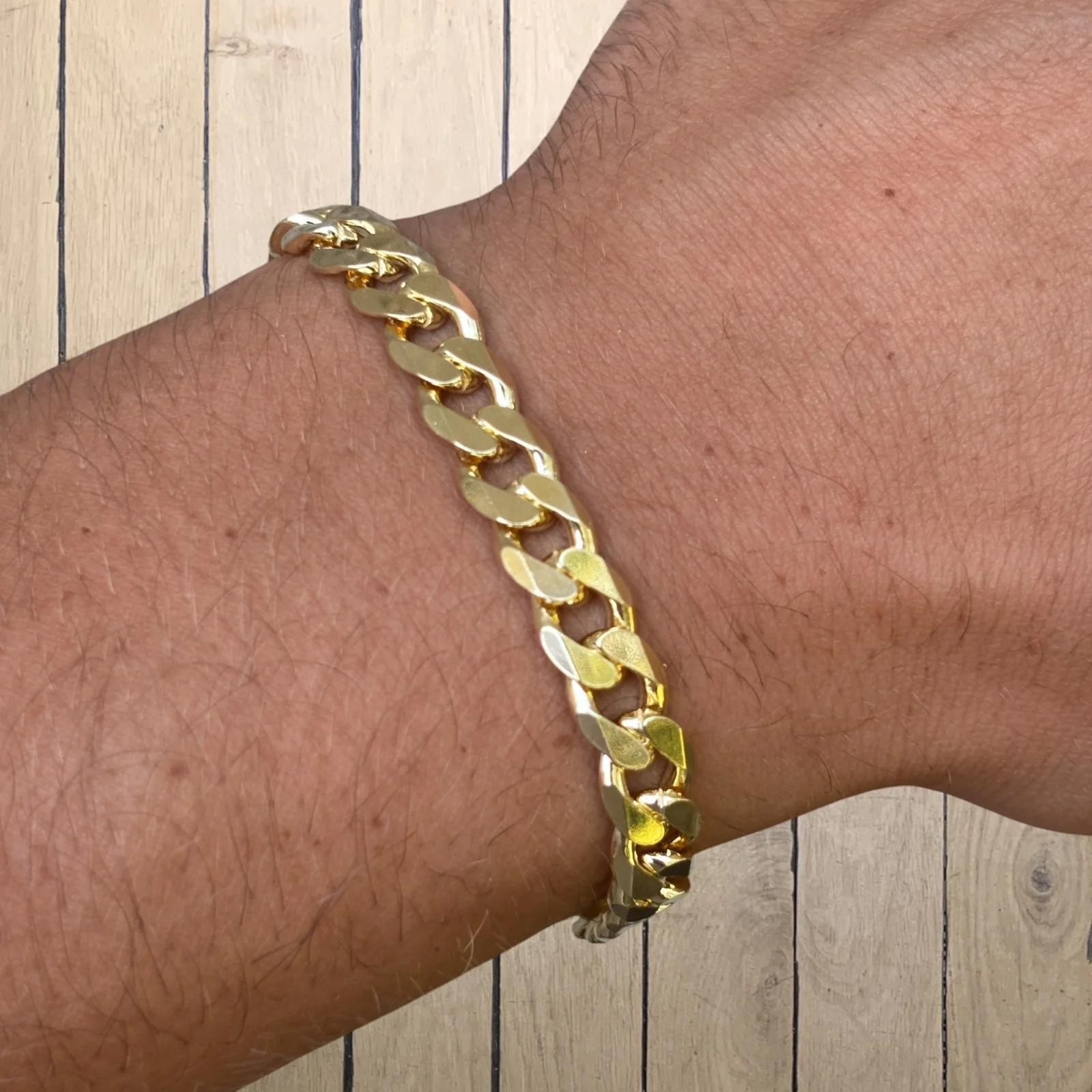 925 Sterling Silver 8mm Curb Bracelet - Image 19