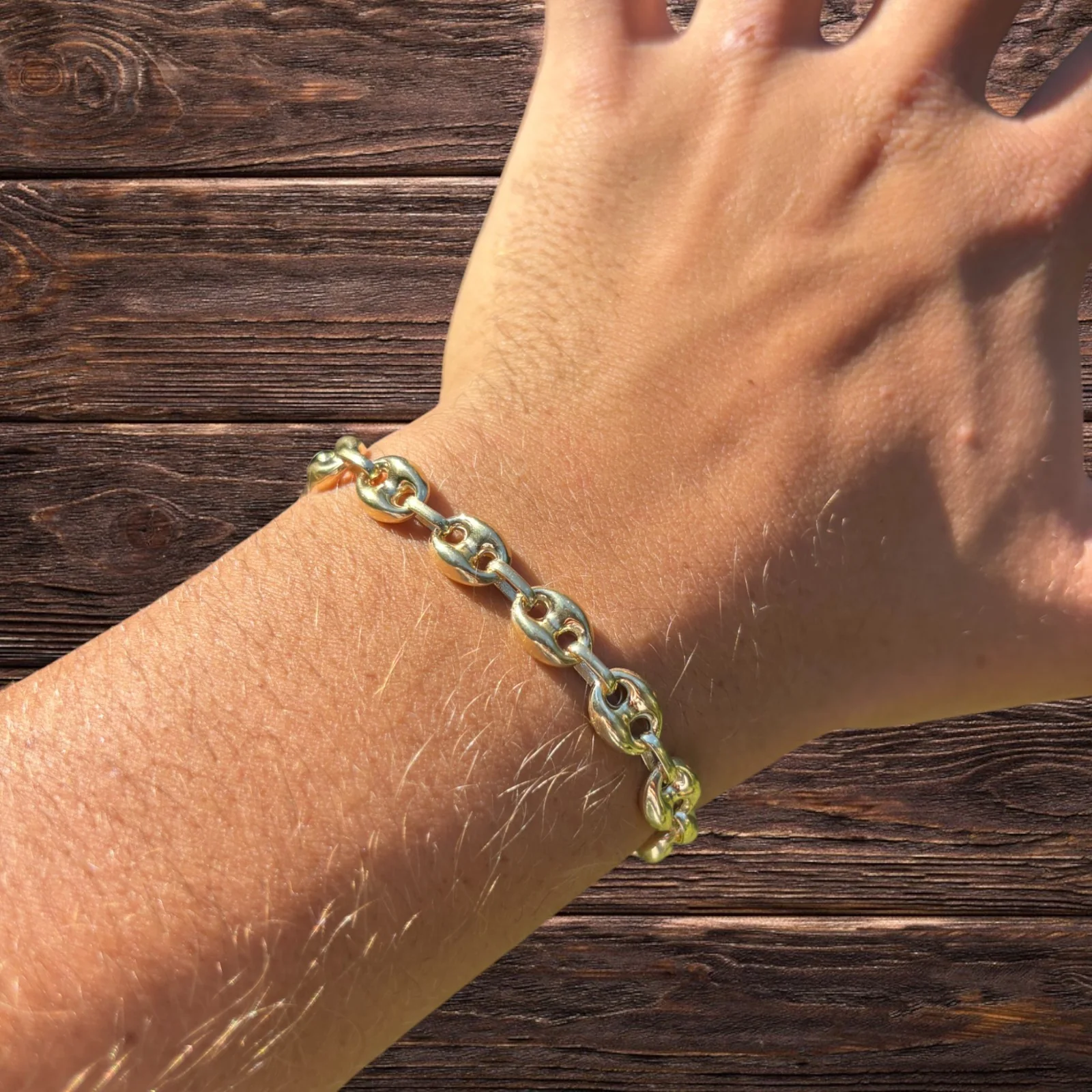 925 Sterling Silver 8mm Puffed Gucci Bracelet - Image 22