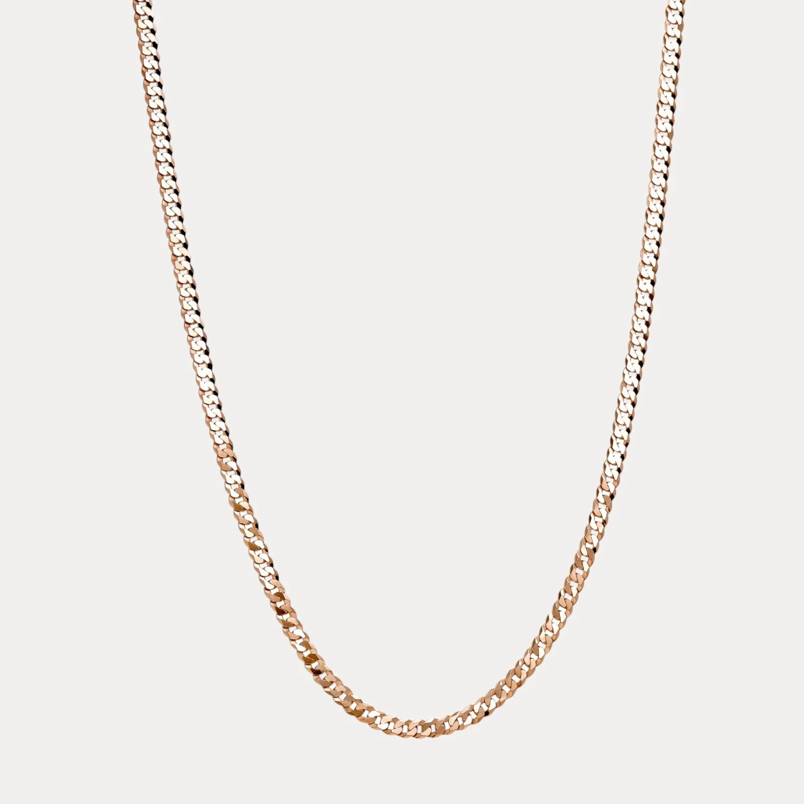925 Sterling Silver 6mm Flat Curb Cuban Chain Necklace - Image 3