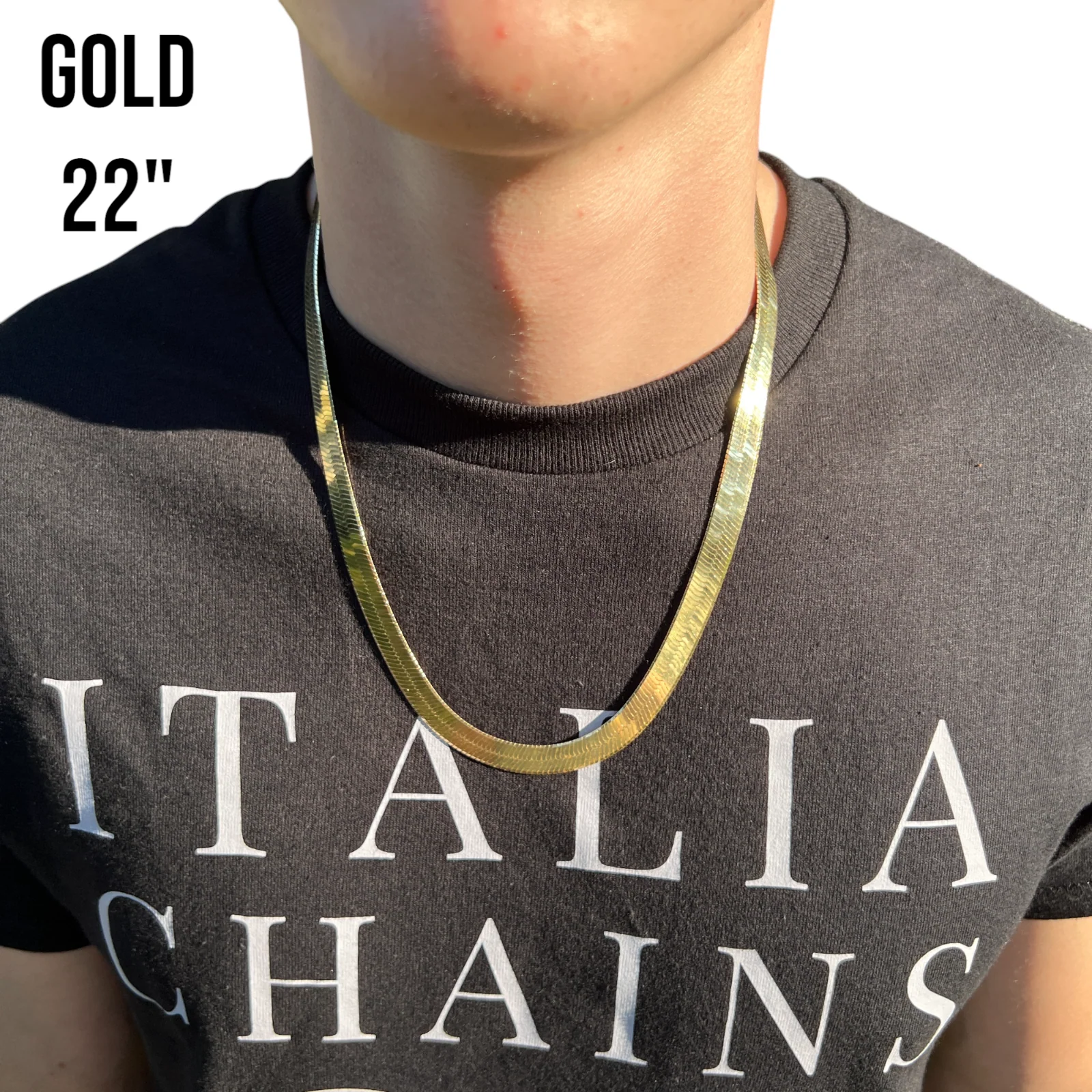 925 Sterling Silver 9mm Herringbone Chain Necklace - Image 12