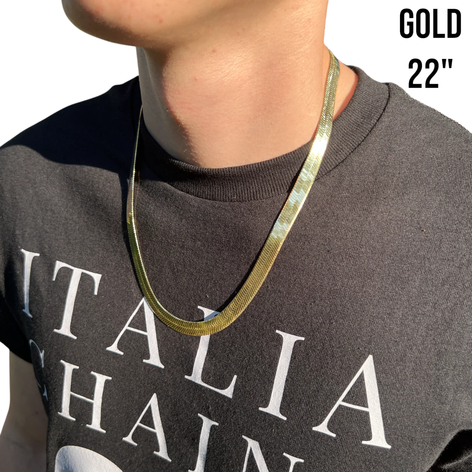 925 Sterling Silver 9mm Herringbone Chain Necklace - Image 13
