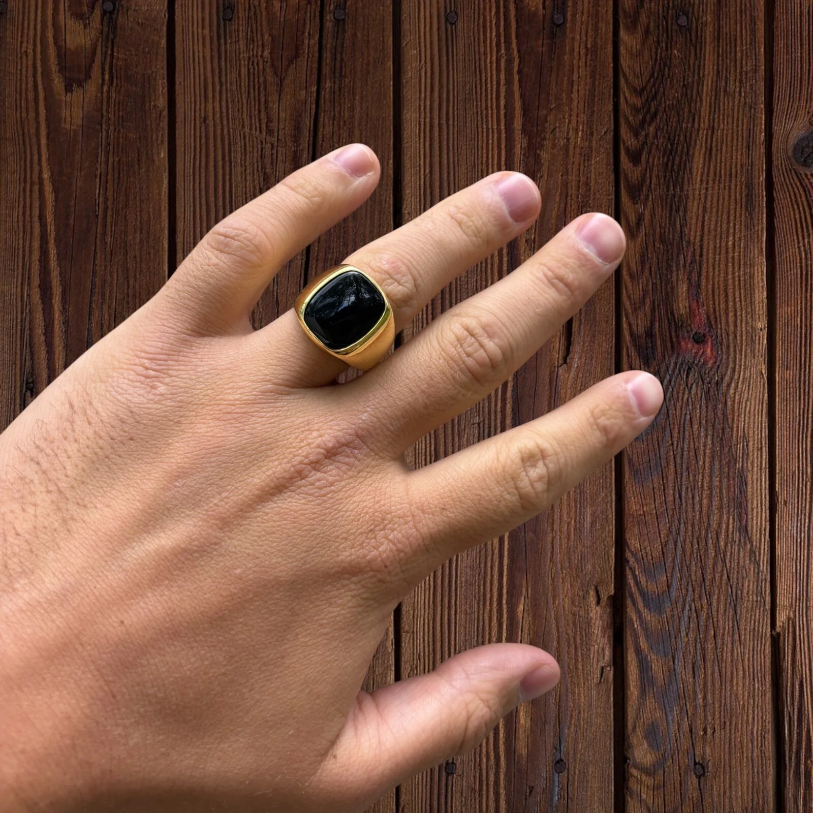 925 Sterling Silver Black Onyx Ring - Image 10