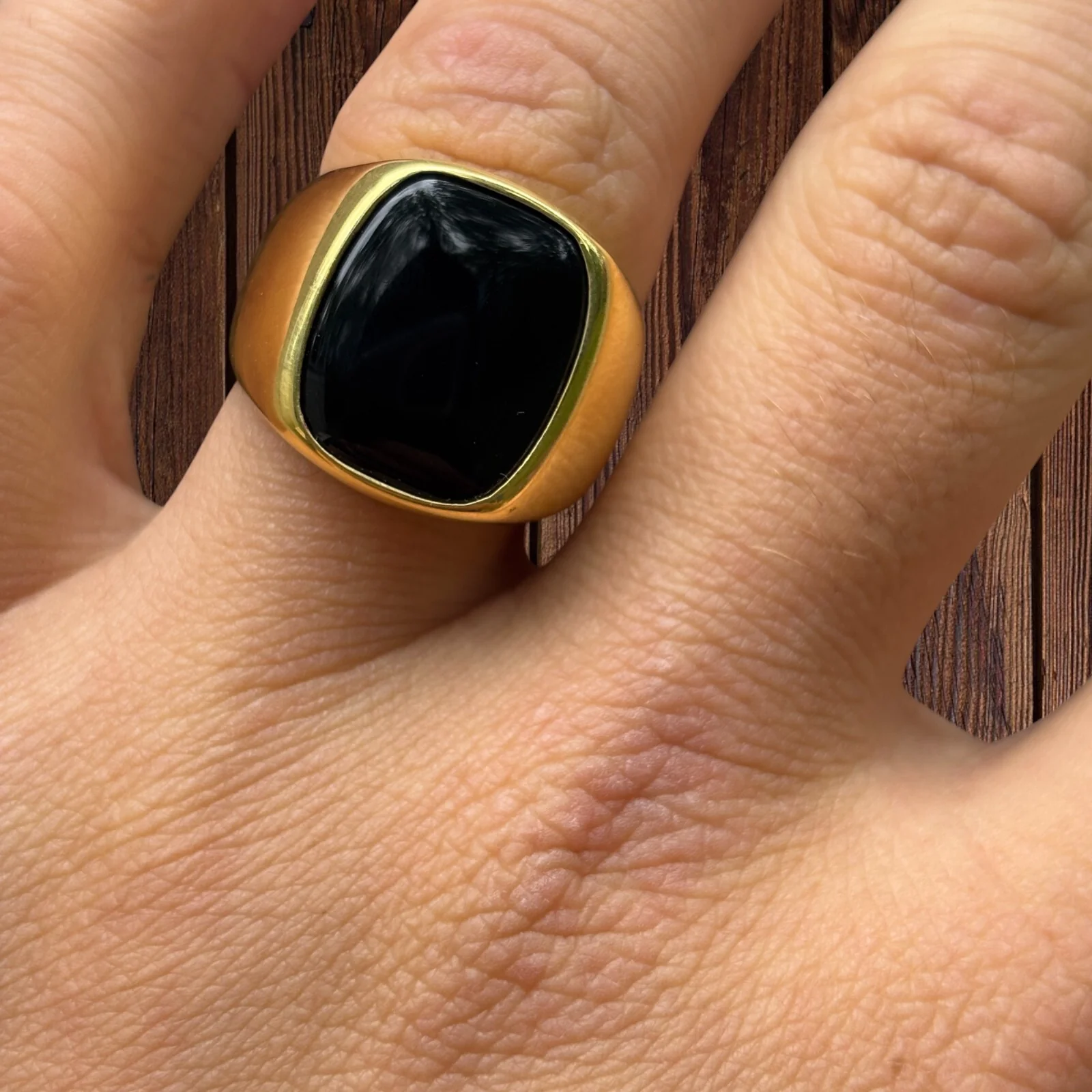 925 Sterling Silver Black Onyx Ring - Image 8