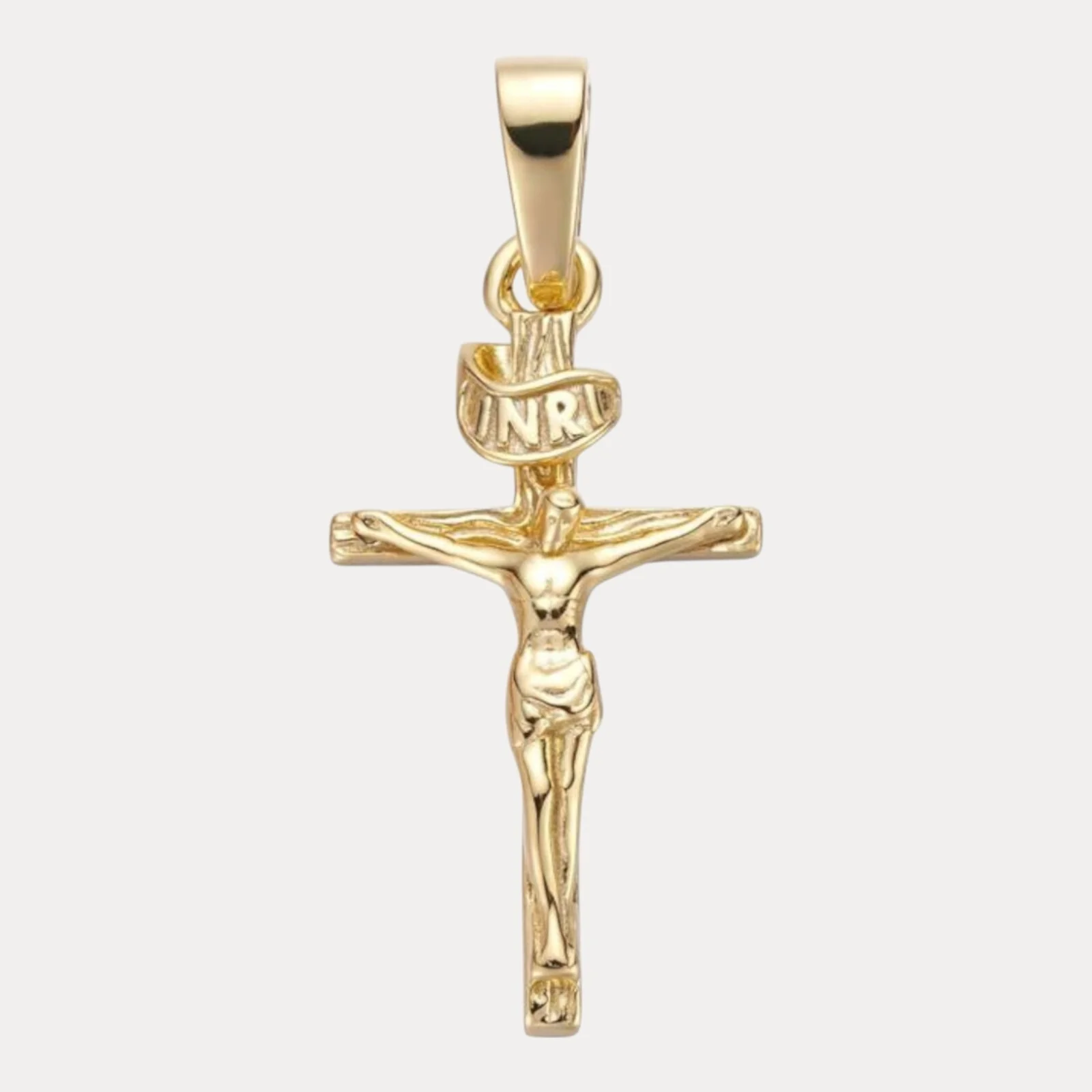 925 Sterling Silver Crucifix Cross Pendant - Large - Image 2