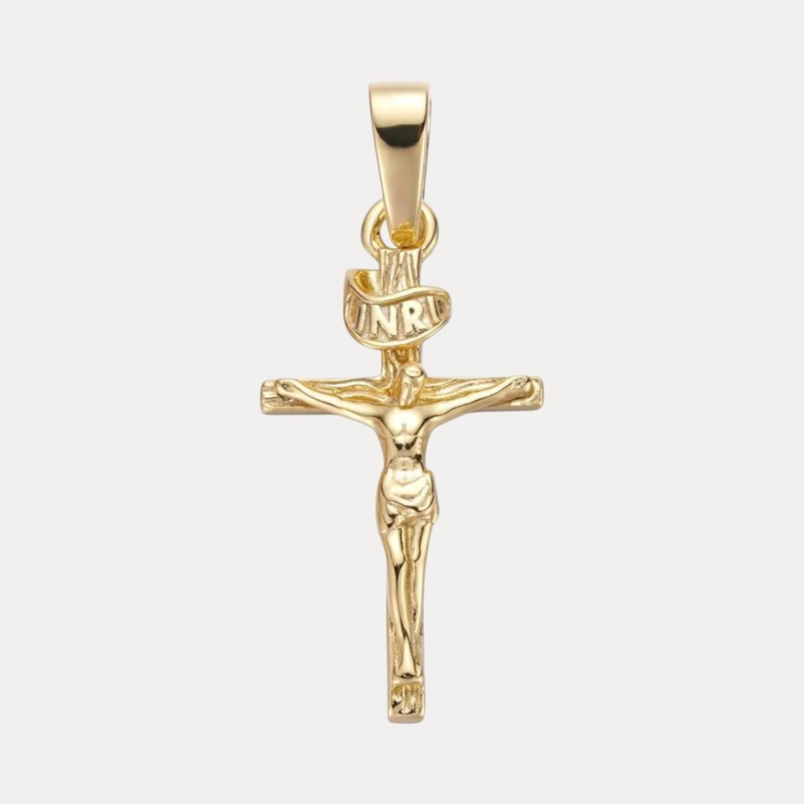 925 Sterling Silver Crucifix Cross Pendant - Medium - Image 2