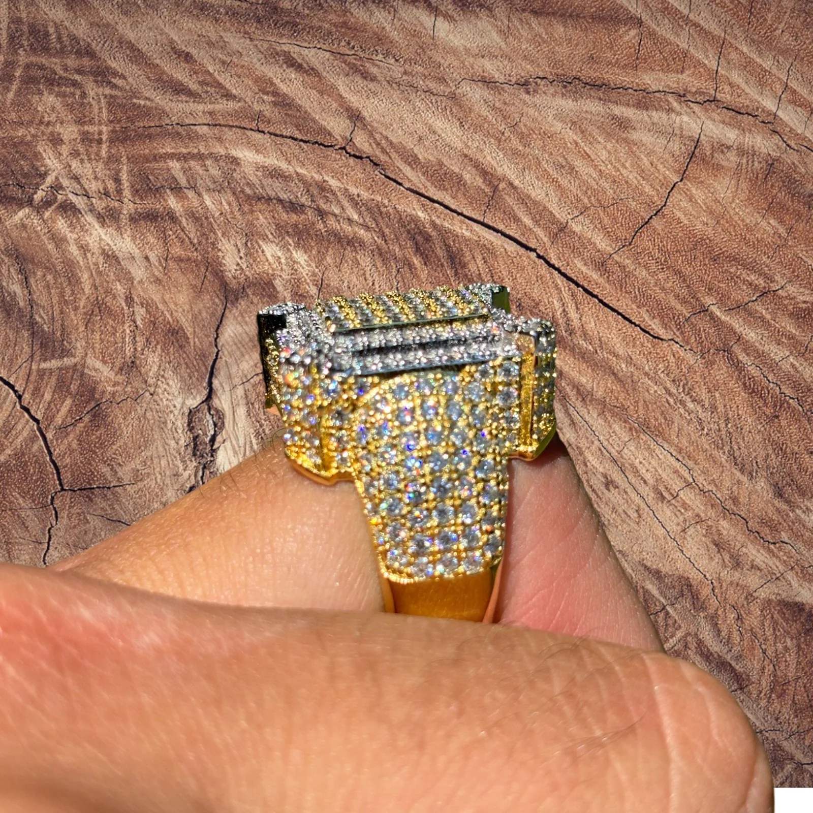 925 Sterling Silver Moissanite Cluster Ring - Image 13