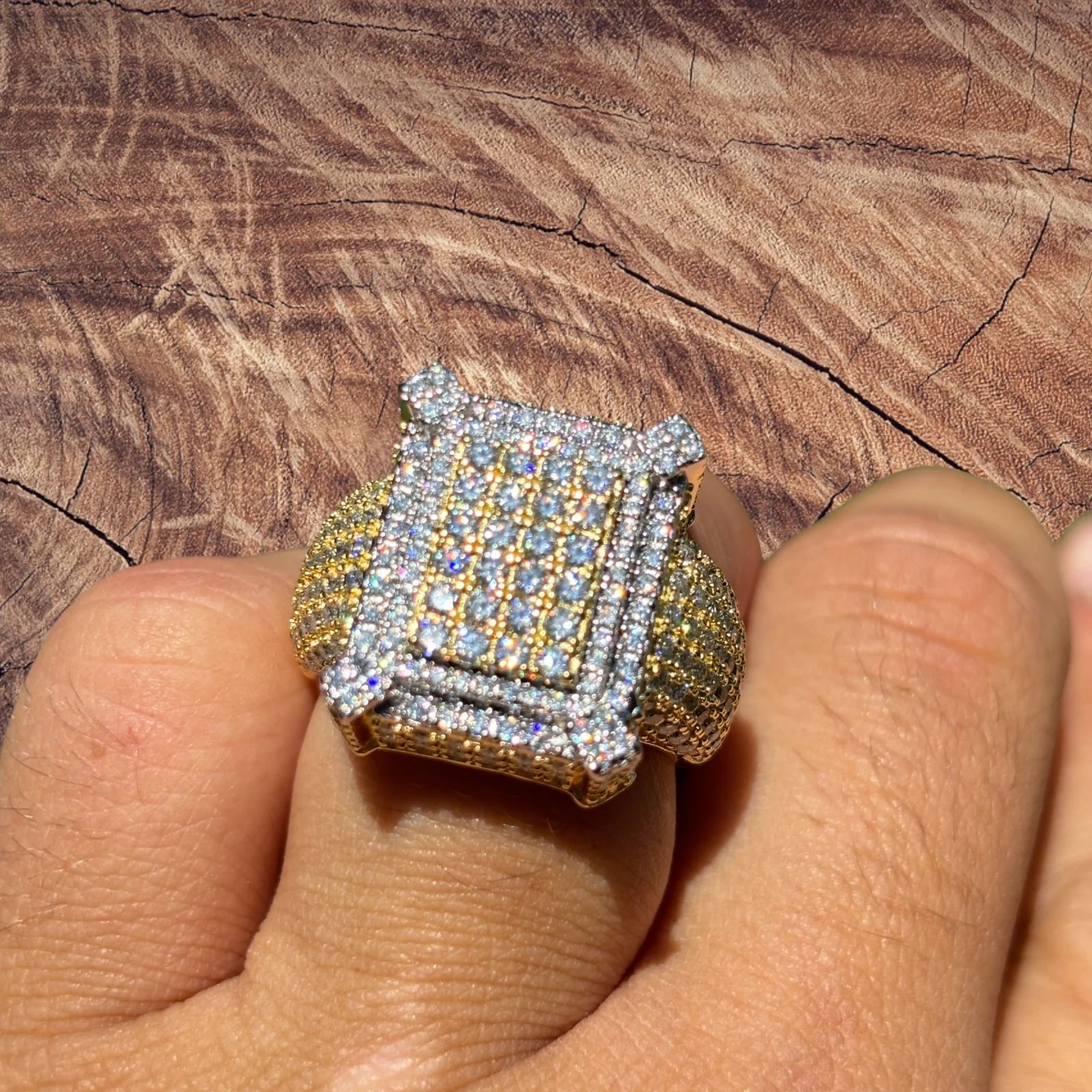 925 Sterling Silver Moissanite Cluster Ring - Image 16