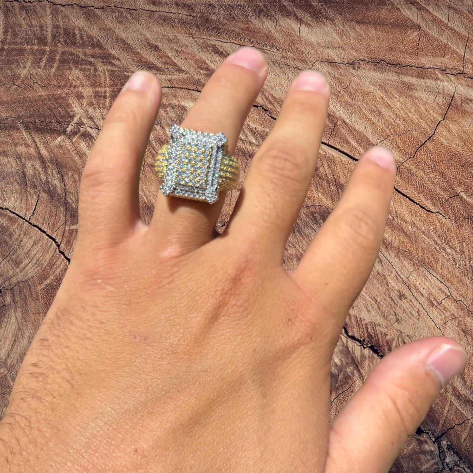 925 Sterling Silver Moissanite Cluster Ring - Image 17