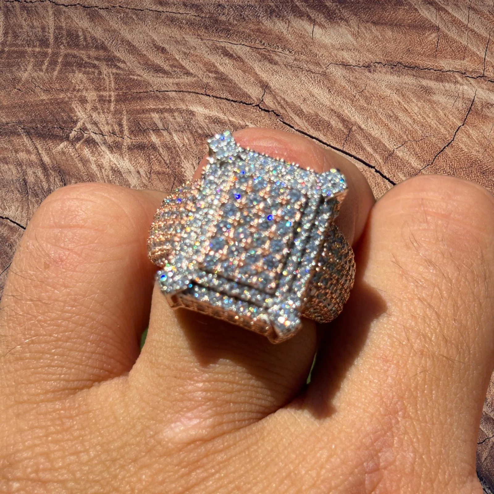 925 Sterling Silver Moissanite Cluster Ring - Image 19
