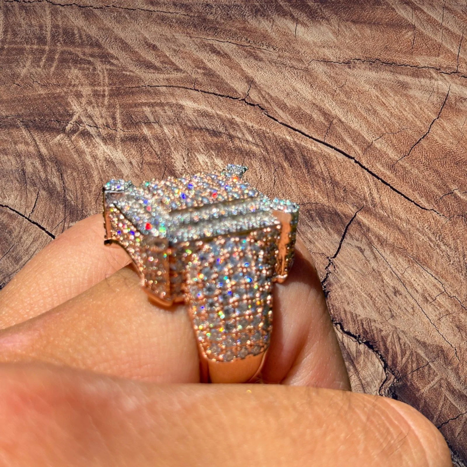 925 Sterling Silver Moissanite Cluster Ring - Image 20