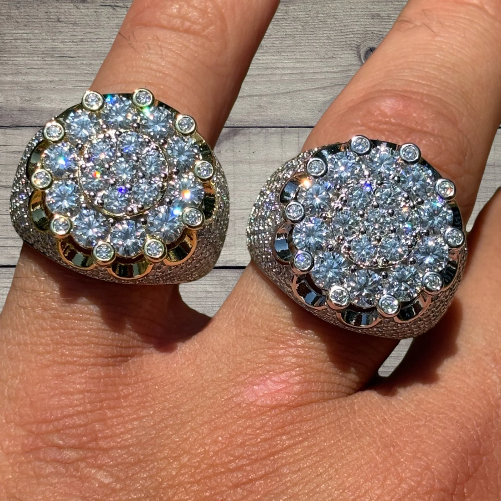 925 Sterling Silver Moissanite Royalty Ring - Image 12