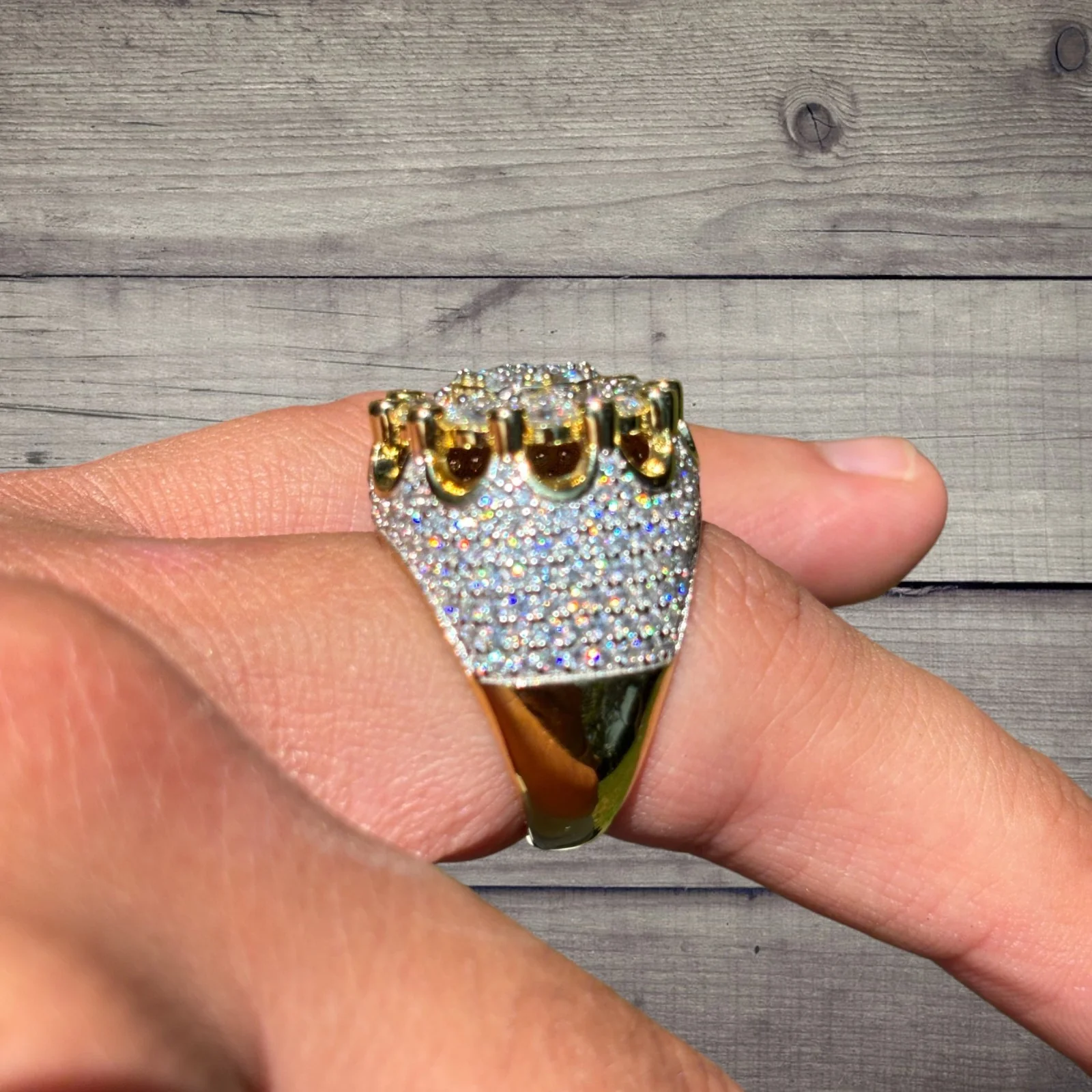 925 Sterling Silver Moissanite Royalty Ring - Image 16