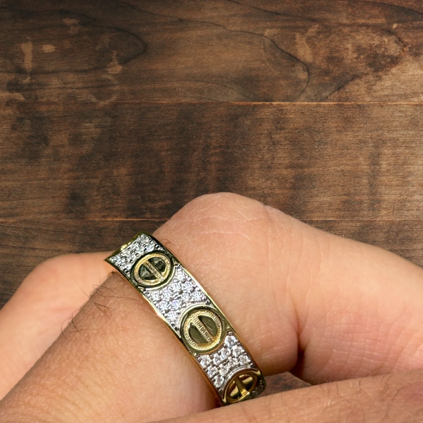925 Sterling Silver Love Ring With Moissanite - Image 13