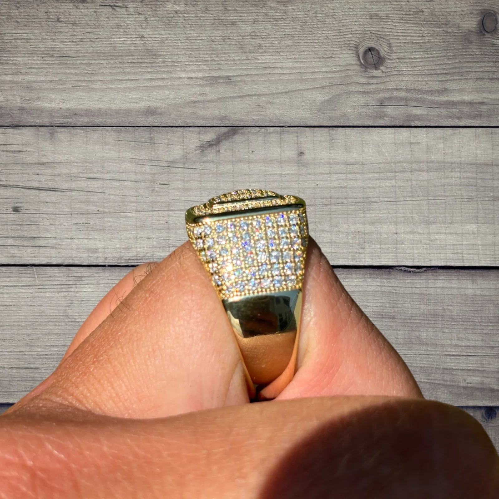 925 Sterling Silver Moissanite Square Ring - Image 14