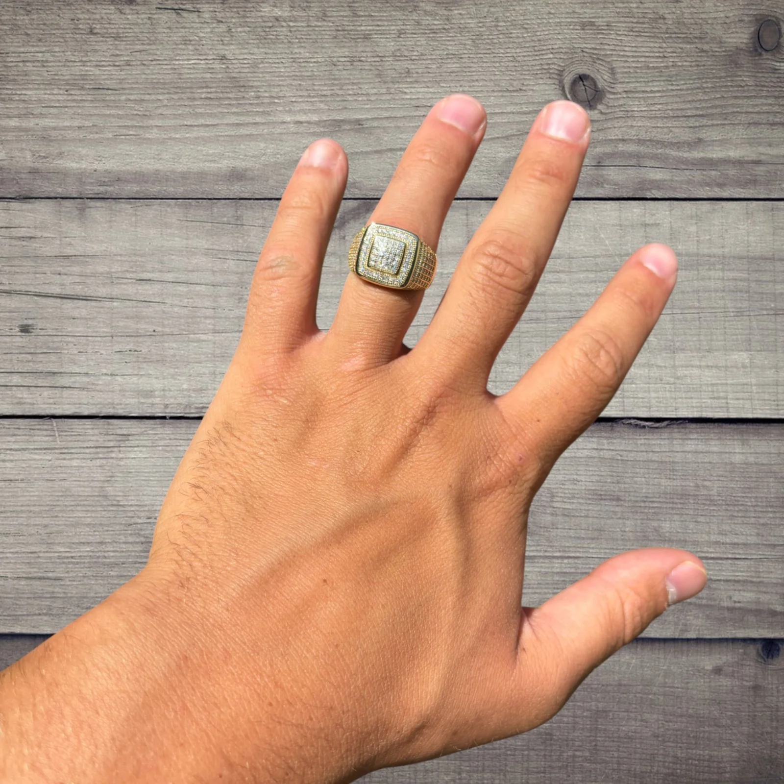 925 Sterling Silver Moissanite Square Ring - Image 17