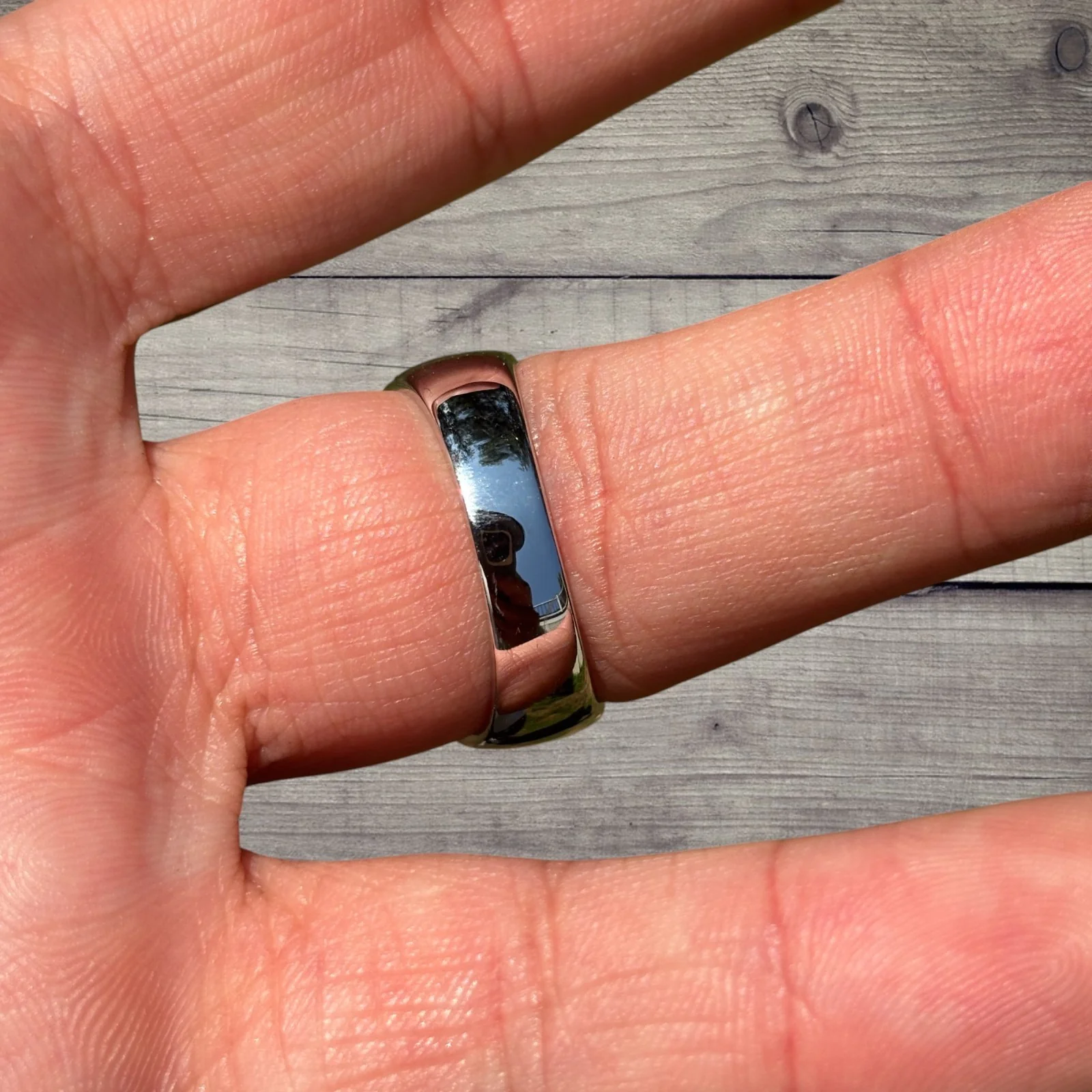 925 Sterling Silver Moissanite Square Ring - Image 8