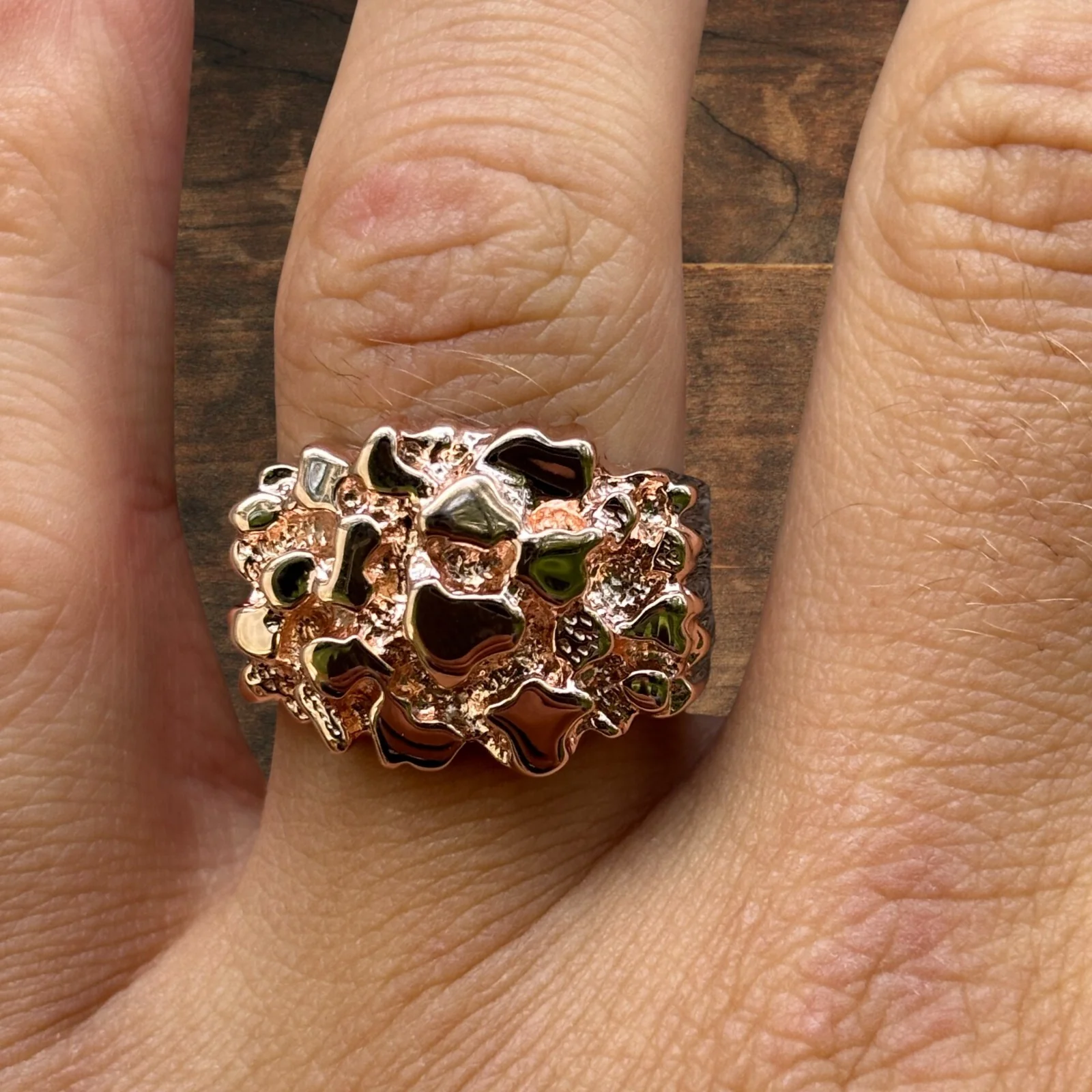 925 Sterling Silver Nugget Ring - Image 16