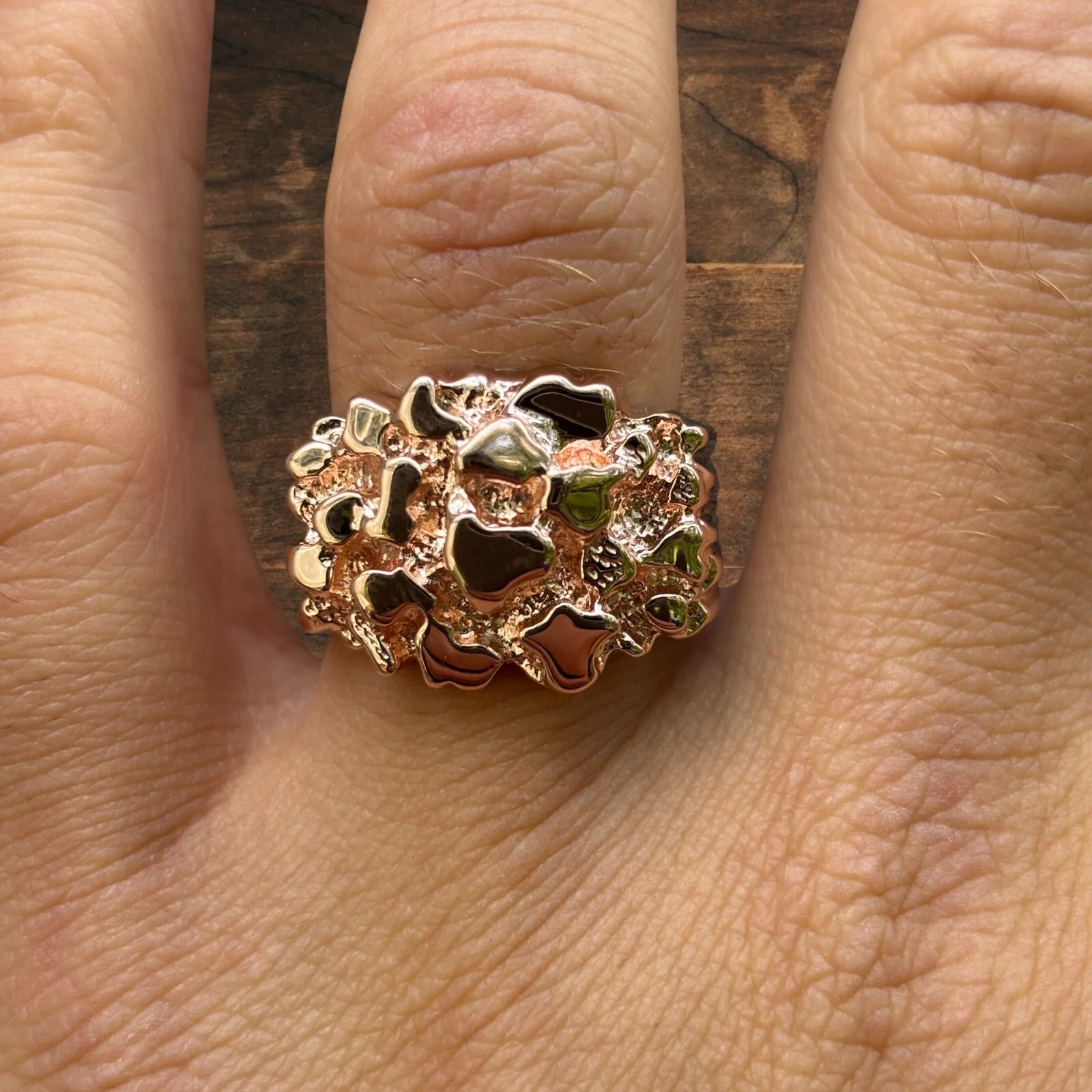 925 Sterling Silver Nugget Ring - Image 18