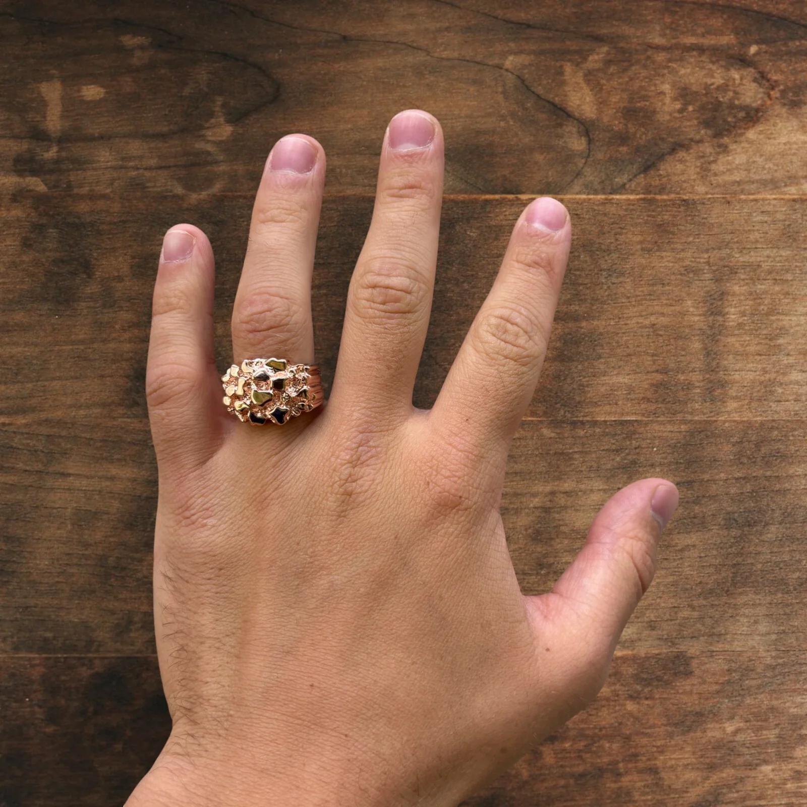 925 Sterling Silver Nugget Ring - Image 19