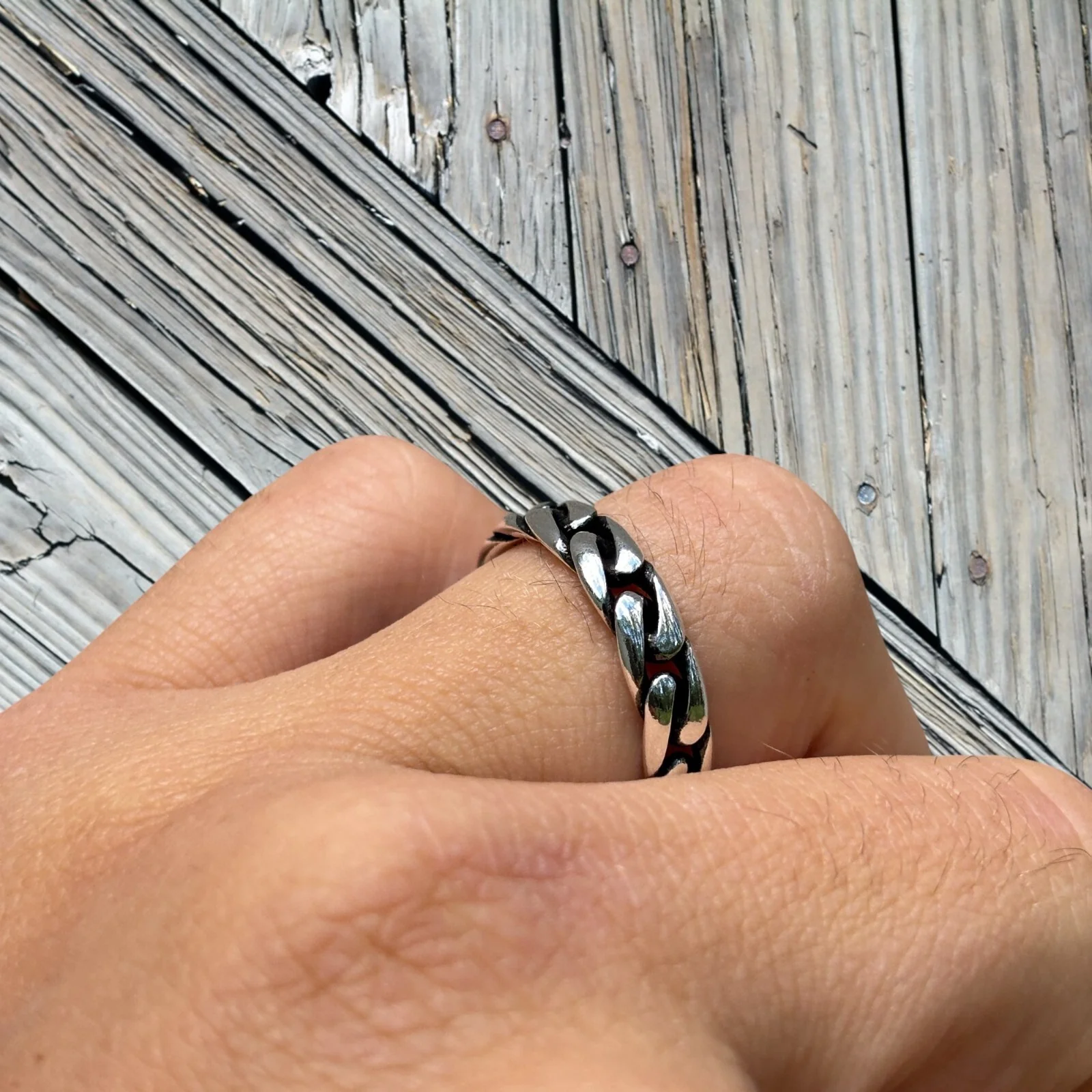 925 Sterling Silver Miami Cuban Ring - Image 7