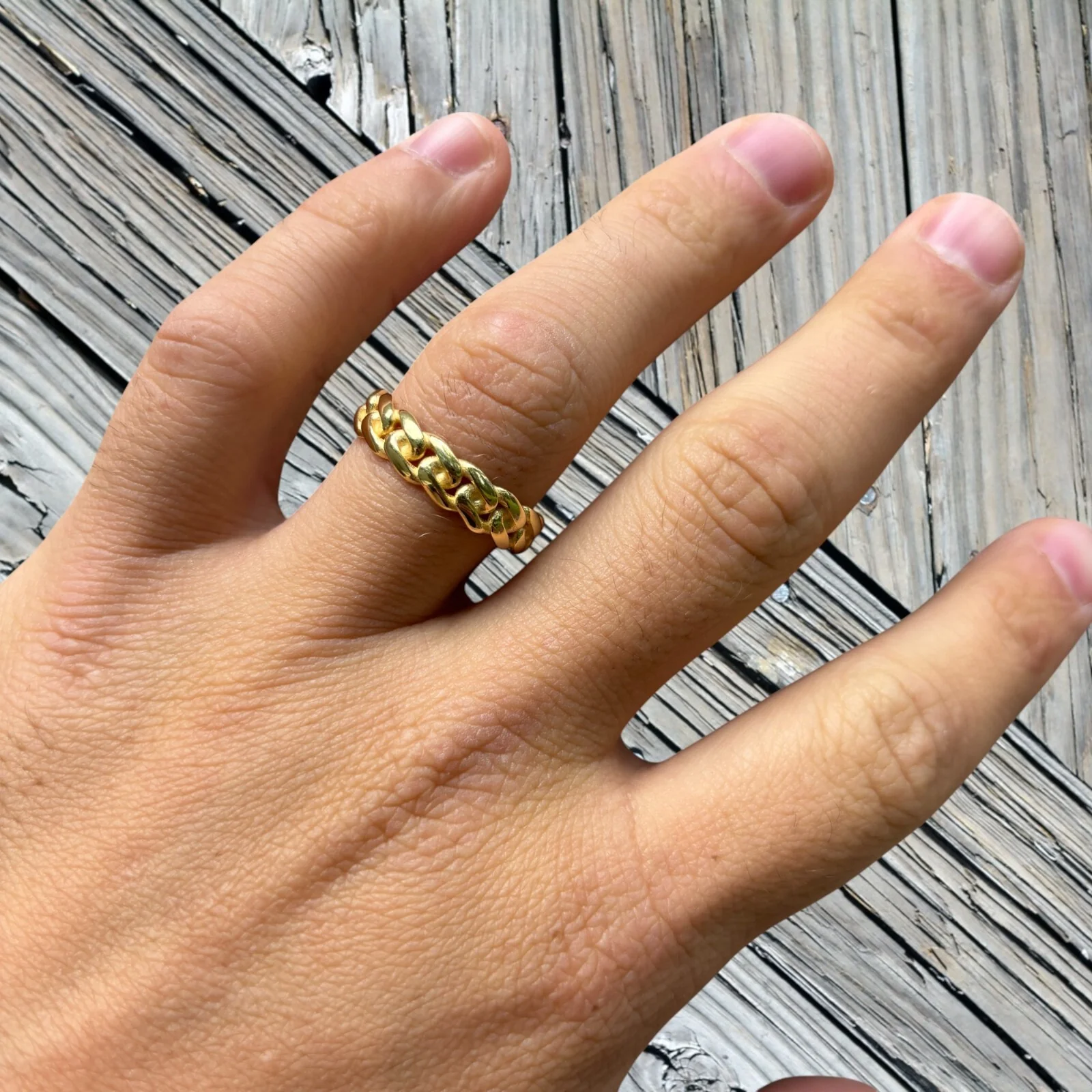 925 Sterling Silver Miami Cuban Ring - Image 9