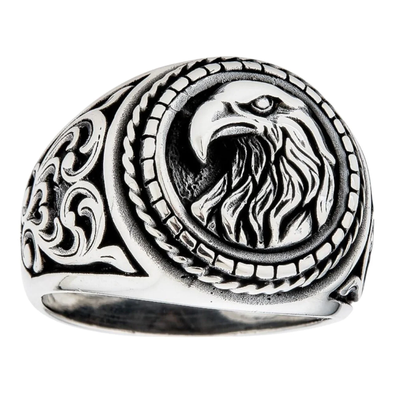 925 Sterling Silver Eagle Ring
