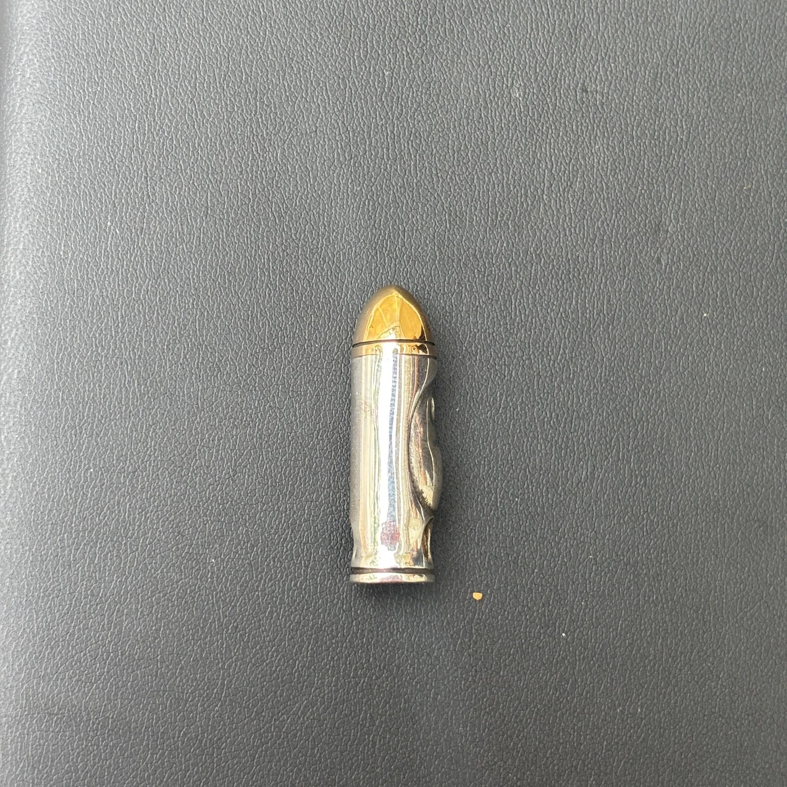 925 Sterling Silver Bullet W. Skull Pendant - Image 4