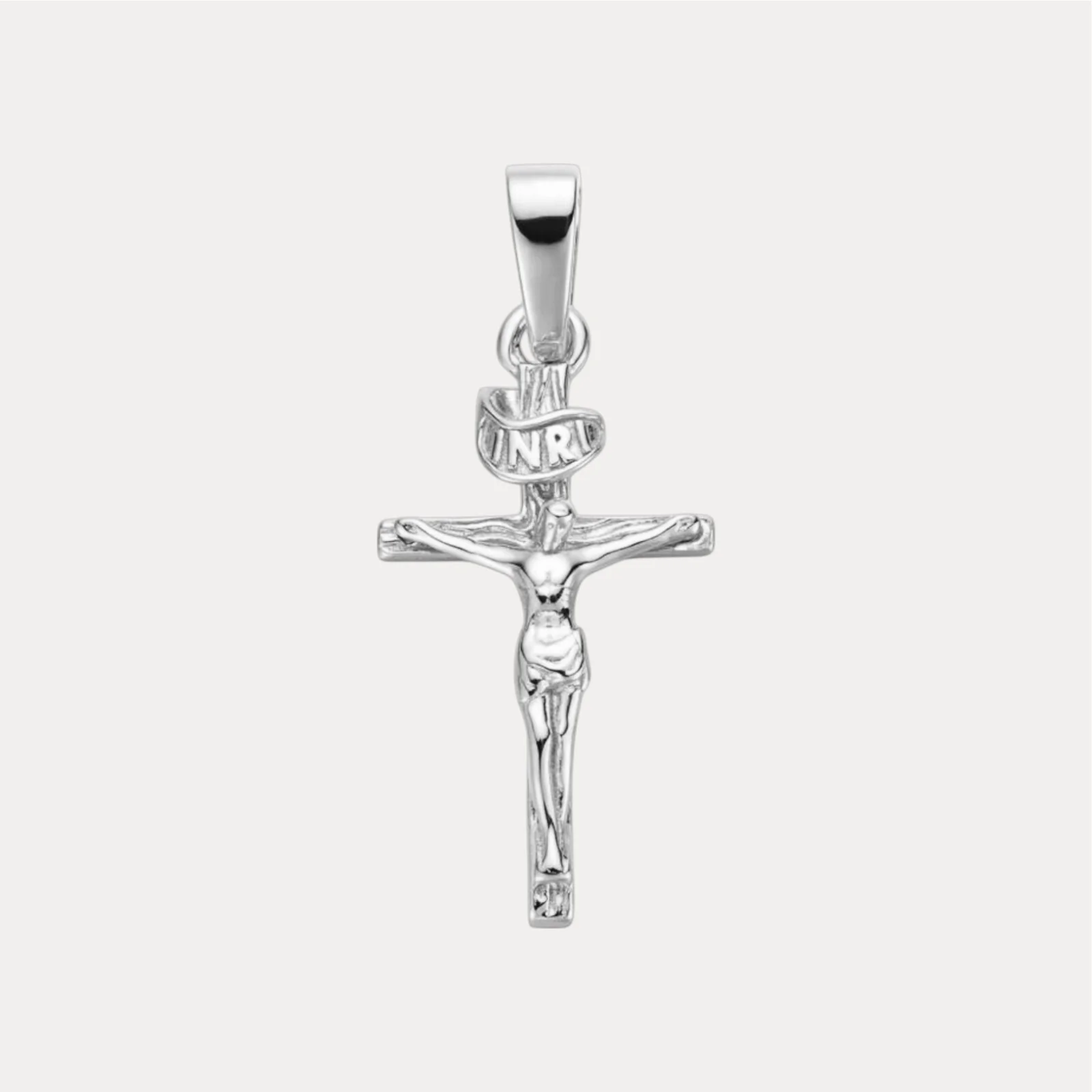 925 Sterling Silver Crucifix Cross Pendant - Small
