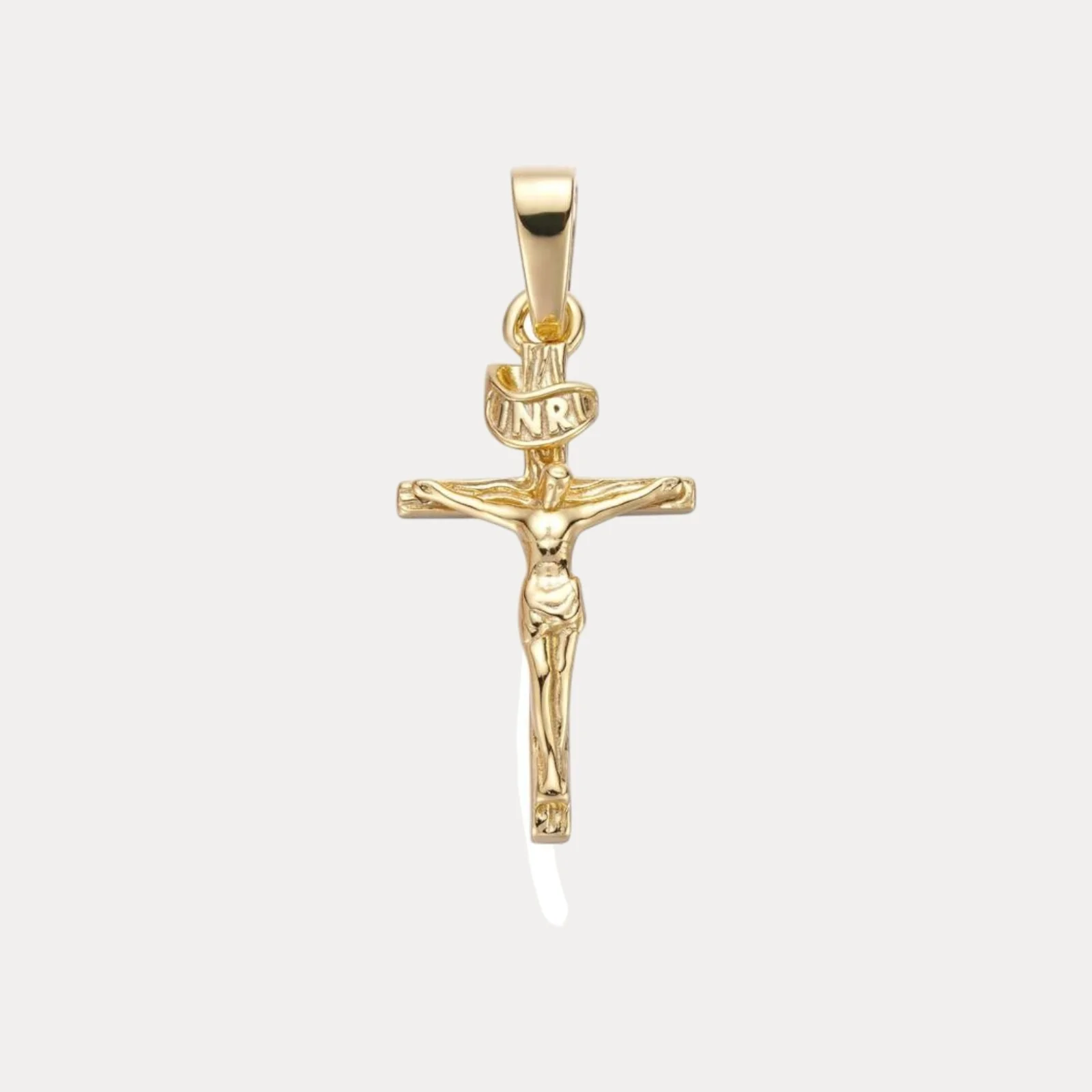 925 Sterling Silver Crucifix Cross Pendant - Small - Image 2